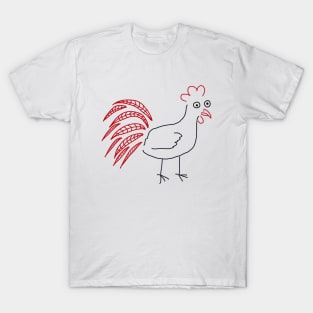 The Scared Rooster T-Shirt